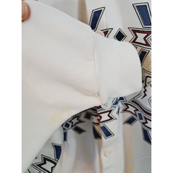 Art Unlimited Sportswear Vintage Grand Canyon Cardigan Sweatshirt Large Cream - Picture 5 of 11